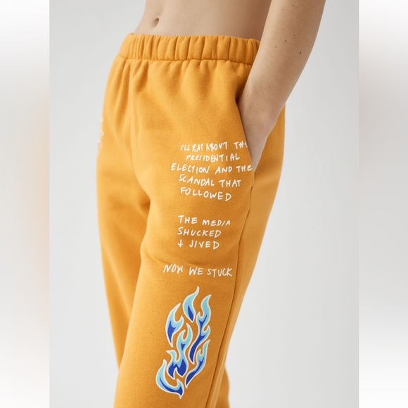 NWT Urban Outfitters X Outkast Flame Joggers Sweatpants - Picture 4 of 16